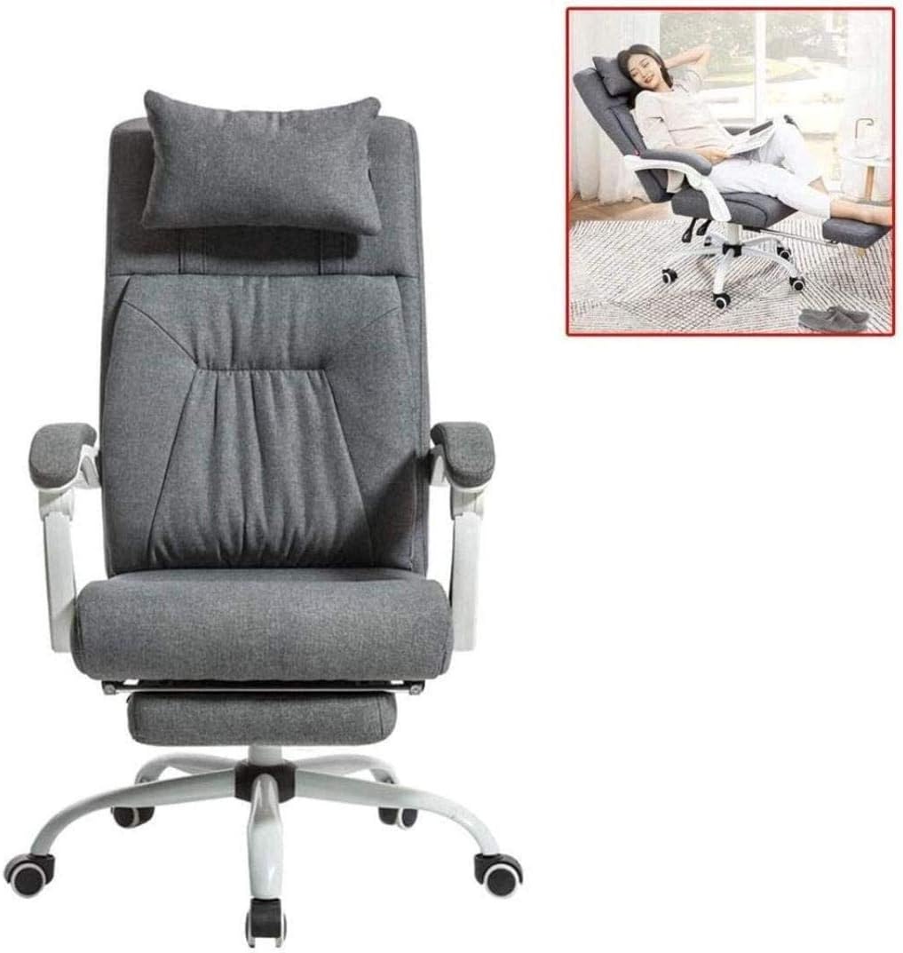Renovation House Office Chair 360 Degree Swivel Gaming Chair Adjustable Folding Floor Chair Padded Backrest Lazy Sofa Chair Game Rocker
