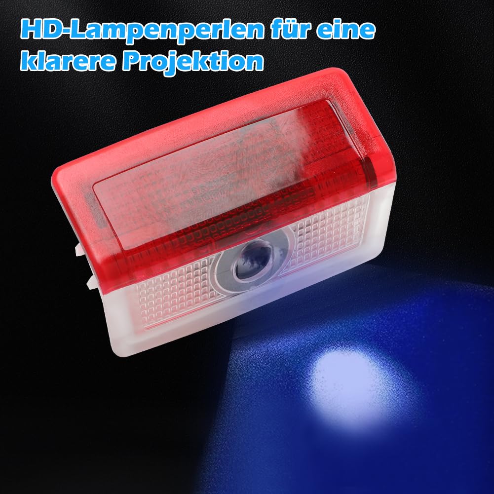 4 unidades compatibles con la puerta del coche LED proyector logo iluminación bajo el suelo coche bienvenida luz LED iluminación puerta logo proyector accesorios para A B C E M G AMG er W166 W176 W205