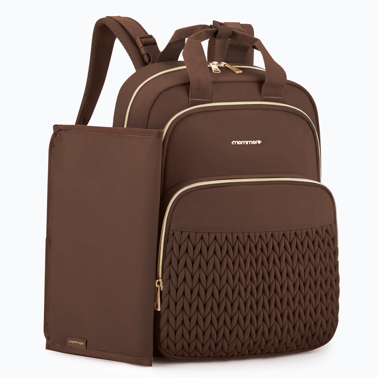 mommore Diaper Bag Backpack, Large Travel Baby Bag for Daily Essentials