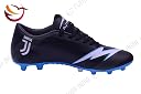 GRAFTEX CR7-JJ (S/C) Ronaldo PU Soccer/Football Studs | Durable Football Boots for Men by Flying High India (S/C Black with Blue 02) gallery image