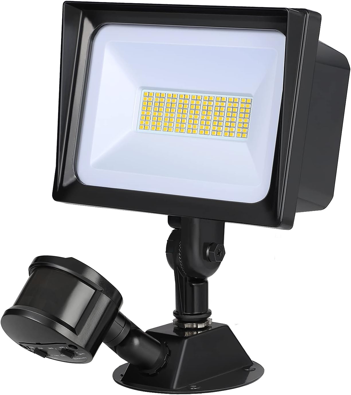 SANSI 40W 5000 LM LED Motion Sensor Outdoor Lights 5000K Daylight Super ...