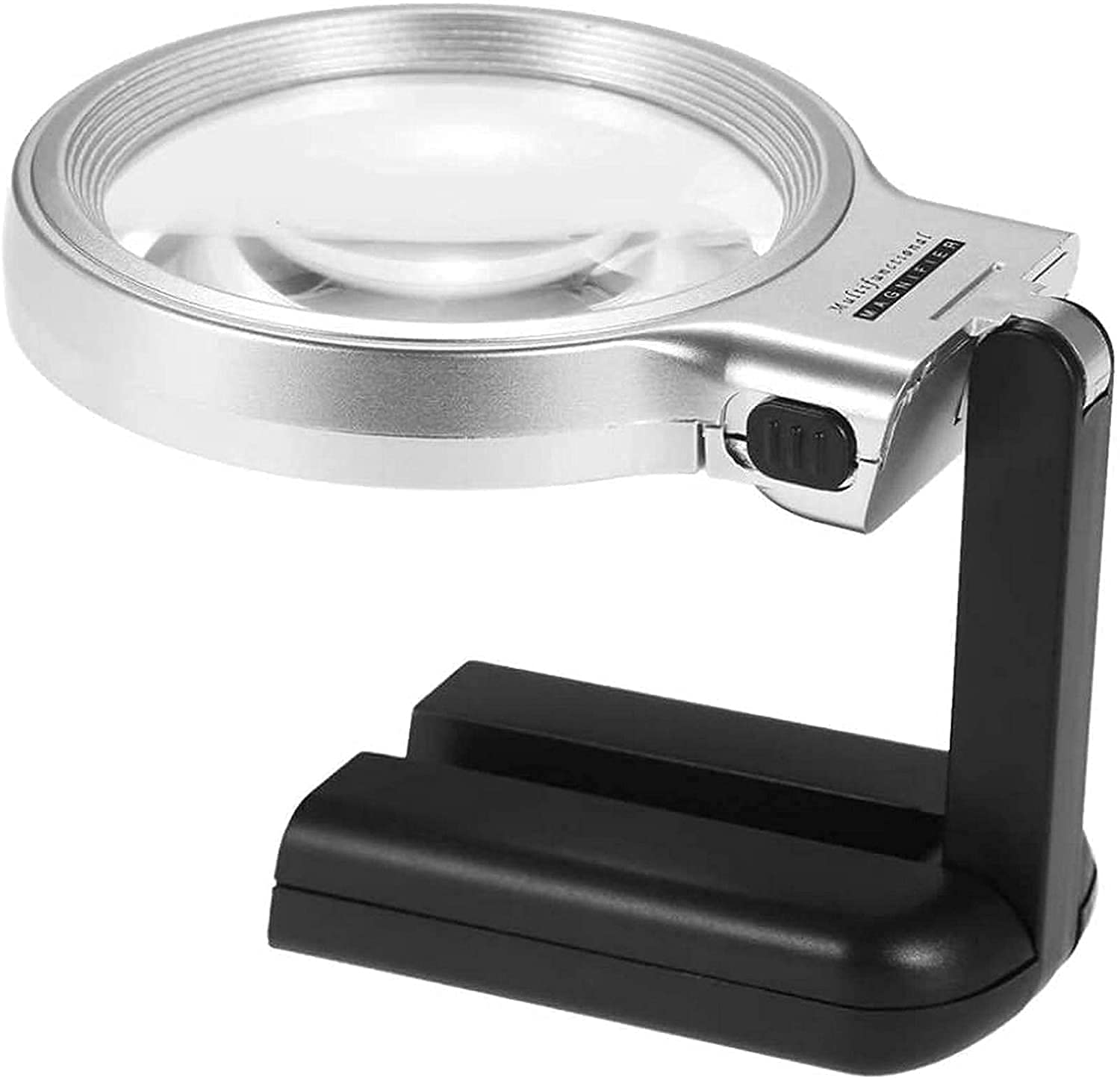 asdchZen Magnifying Glass 3X Handheld Foldable Magnifier Magnifier Lighted Magnifying Glass With 10 Led Lights Reading Magnifying Glass