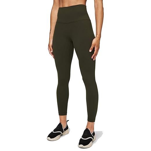 Lululemon Align II Stretchy Yoga Pants - High-Waisted Design, 25 Inch Inseam, Black, Size 8