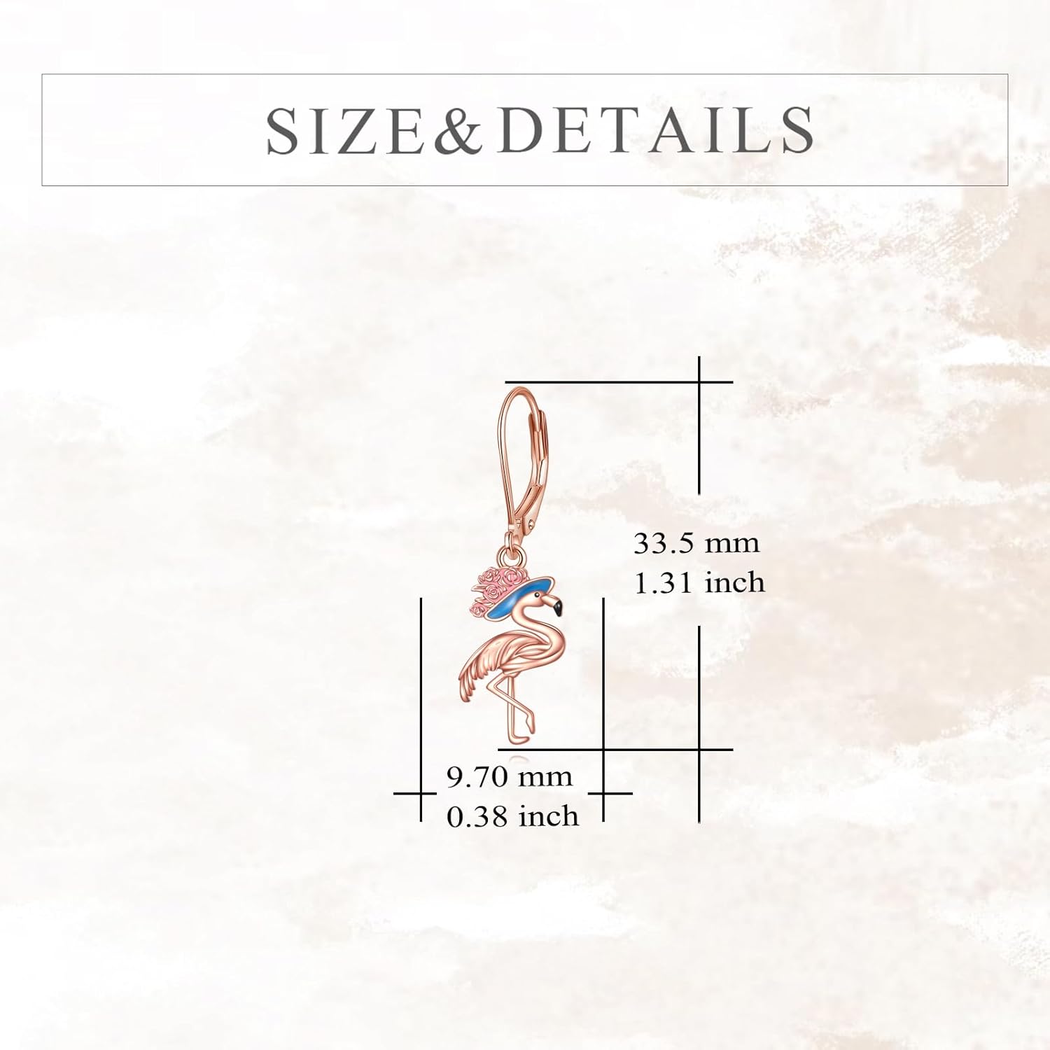 VONALA Animal Earrings Sterling Silver Bulldog/Fox/Flamingo Dangle Hoop Jewelry Gifts for Women Animal Lover