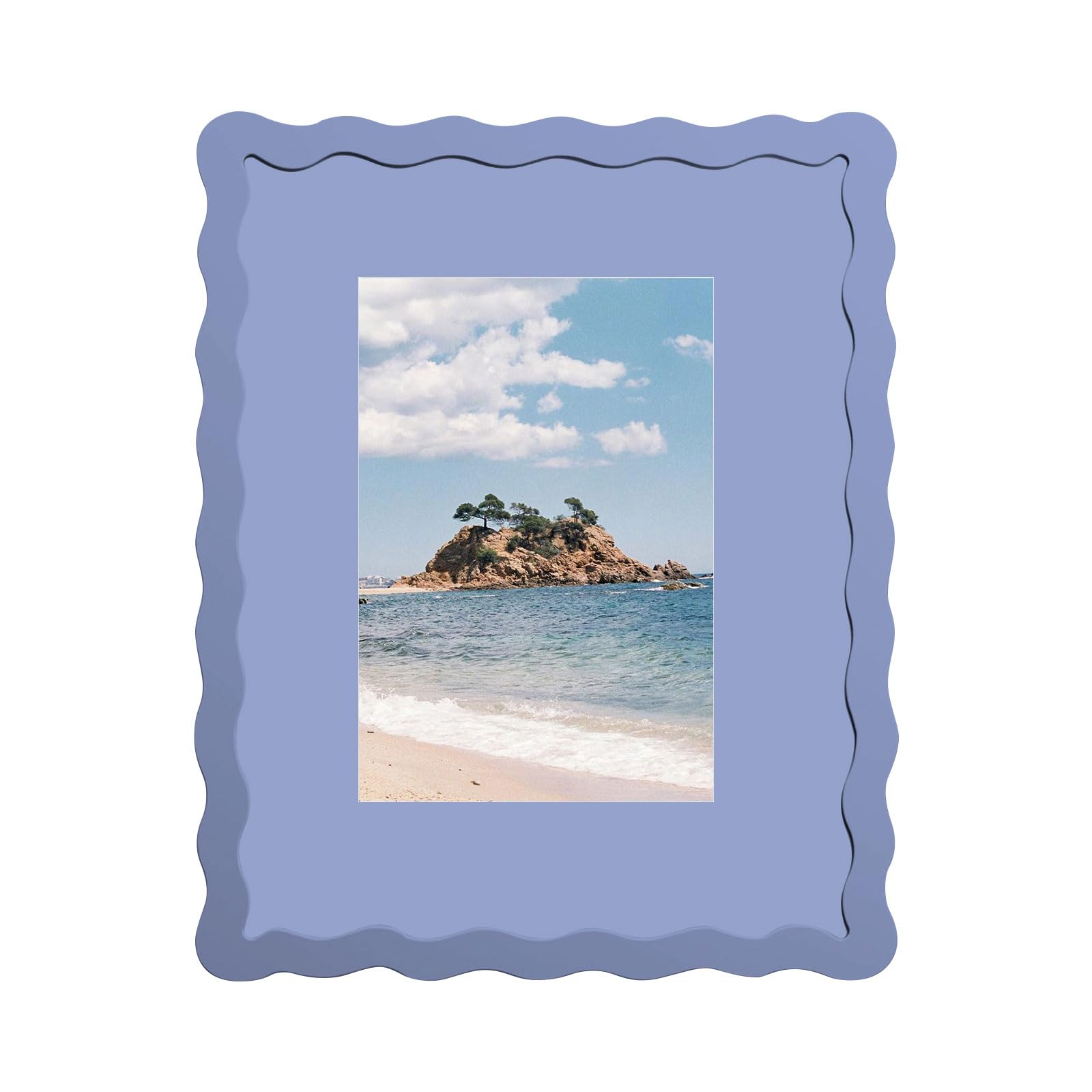 LXJLXD 8x10 Curved Picture Frame Built From Wood and Glass Perfect for Wall or Tabletop Decoration Wall Hanging Photo Frame