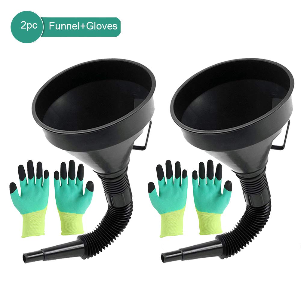 Buy UBCOO MultifFunctional Plastic Funnel Oil Funnel with Flexible