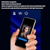 Mini Smartphone, HD Screen 3GB 32GB 8MP 4 Core Small Phone for Communication (Blue)