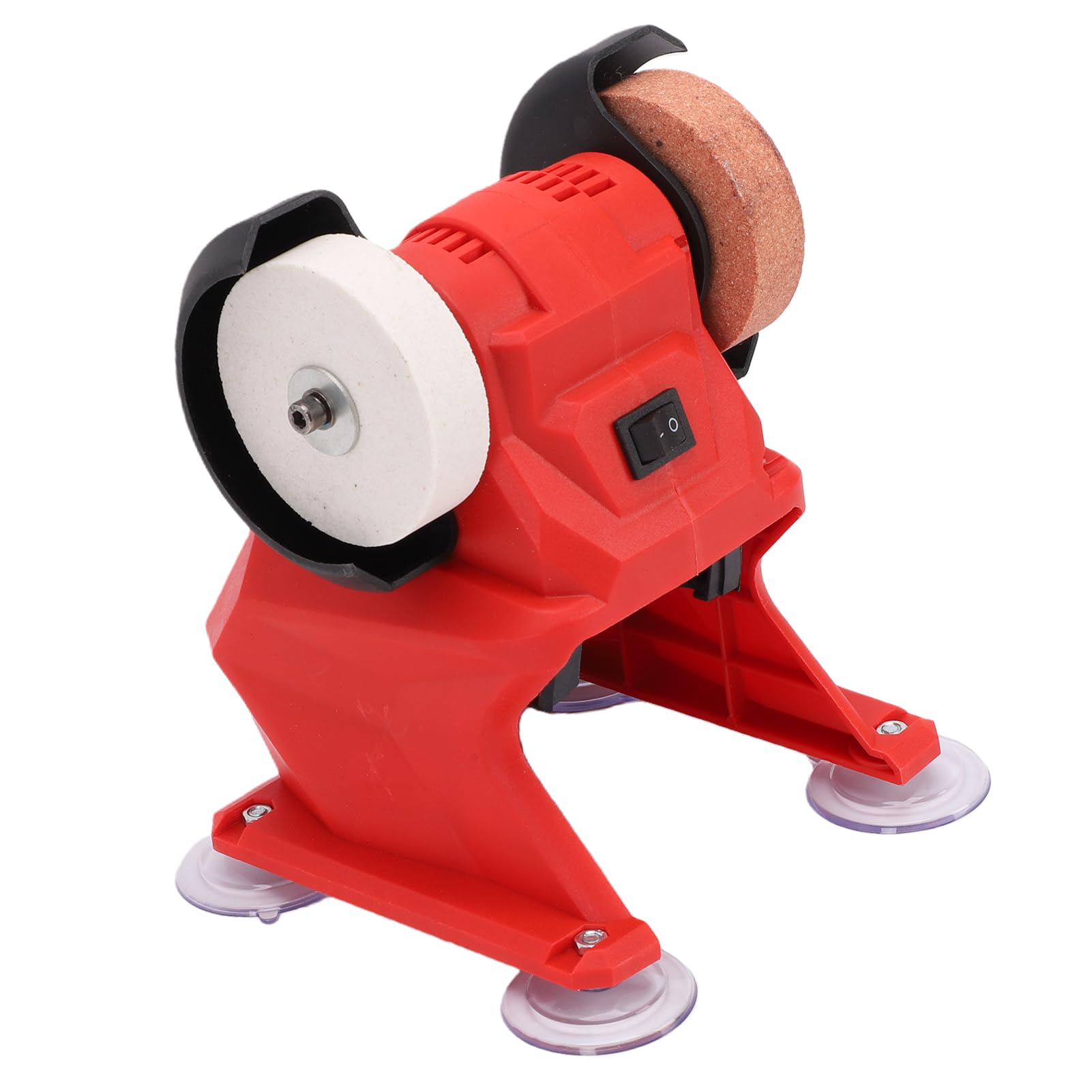 Yosoo Health Gear Amoladora de Banco Mini Rectificadora Eléctrica con Motor Totalmente de Cobre 150W 5500RPM Ruedas de Corindón Dobles para Afilar Joyas de Madera y Metal