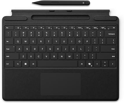 Microsoft Surface Pro Keyboard with Pen Storage/Slim Pen Included / Black / 8X6-00186