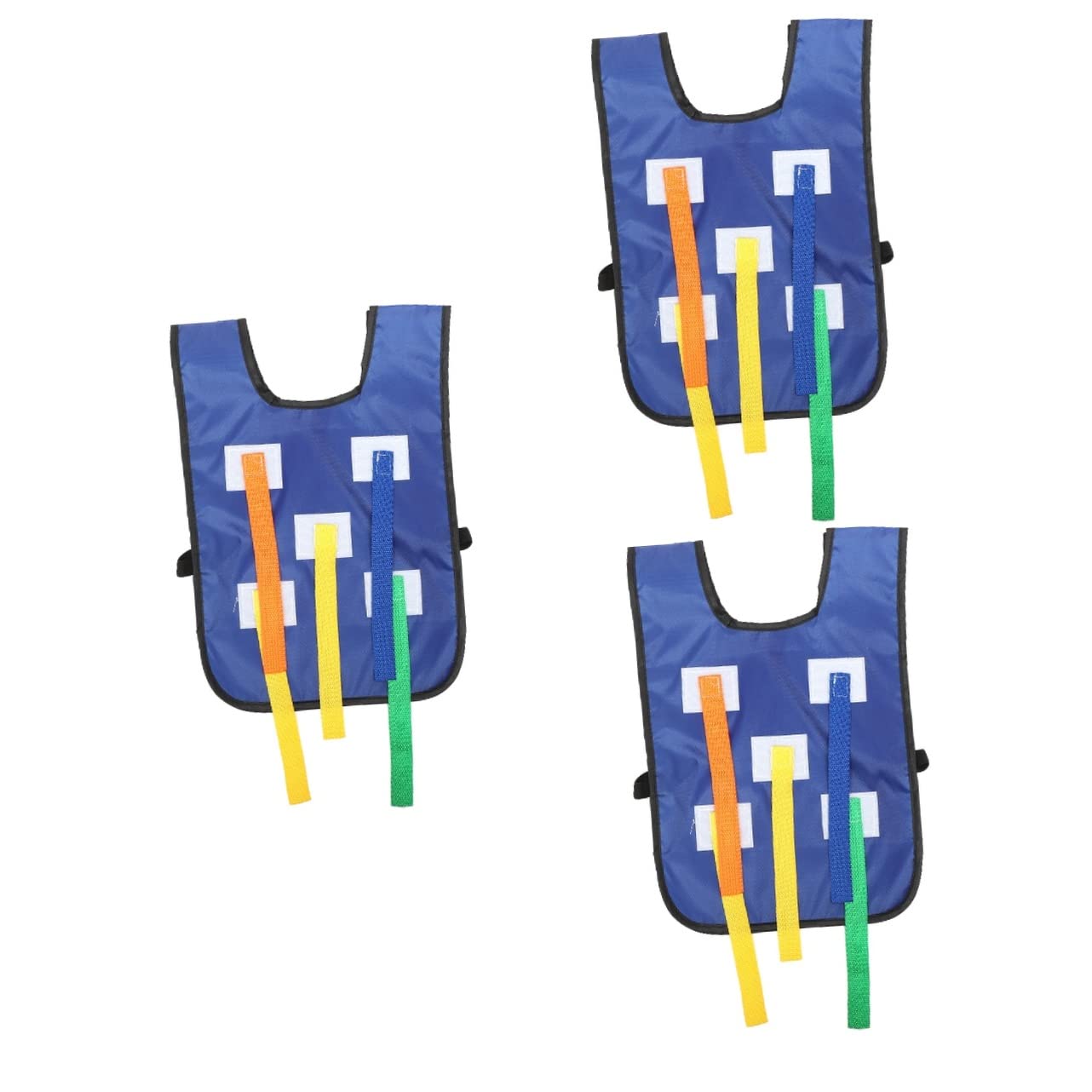 STOBOK3 Sets Tail Pulling Vest dodgeball sticky vests pull tail toy outside run game catch tail belt sensory training plaything kid tail catch game fabric running toddler cooperate
