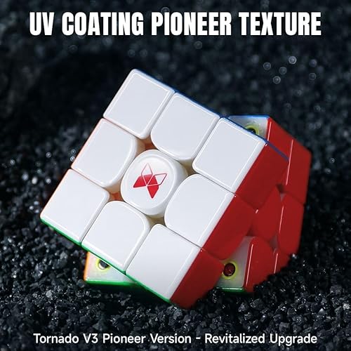 Miniatura 2 de CuberShop QY X Man Tornado V3 M (Pioneer, MagLev Ver.), 2022 Nuevo cubo magnético de velocidad 3x3, la mejor versión de la serie Tornado V3, cubo de
