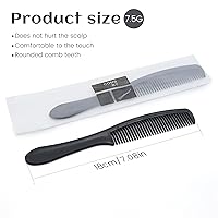 Vista 2 de Juego de 100 peines desechables envueltos individualmente en peines de plástico a granel para viajes, hotel, refugio, personas sin hogar, hogar