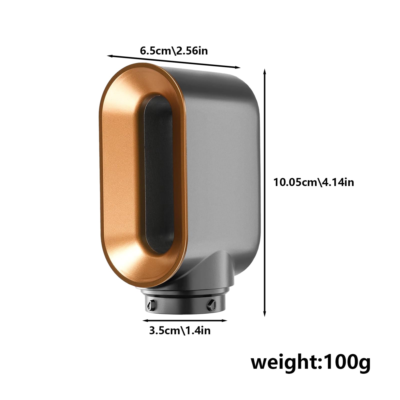 Vorstyling Trocknerdüse für Dyson Airwrap, Haartrockner-Aufsatz für schnelles Trocknen & Styling-Vorbereitung, Kompatibel mit HS01/HS05/HS08, ABS in Kupfer, Aufsatz für schnelles Trocknen