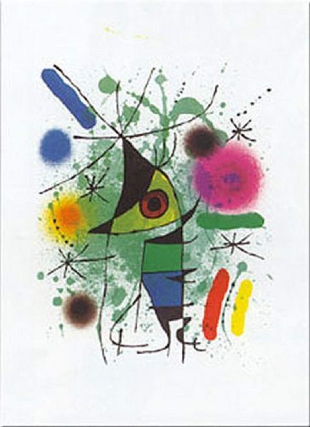 buyartforless The Singing Fish by Joan Miro 20x16 Art Print Poster