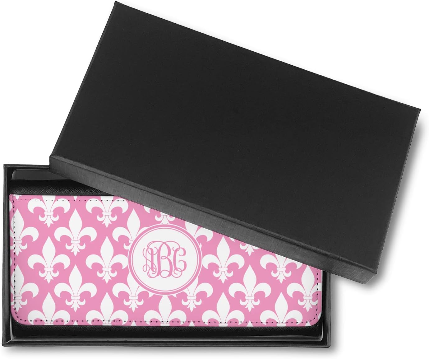 Personalized Fleur De Lis Leatherette Ladies Wallet