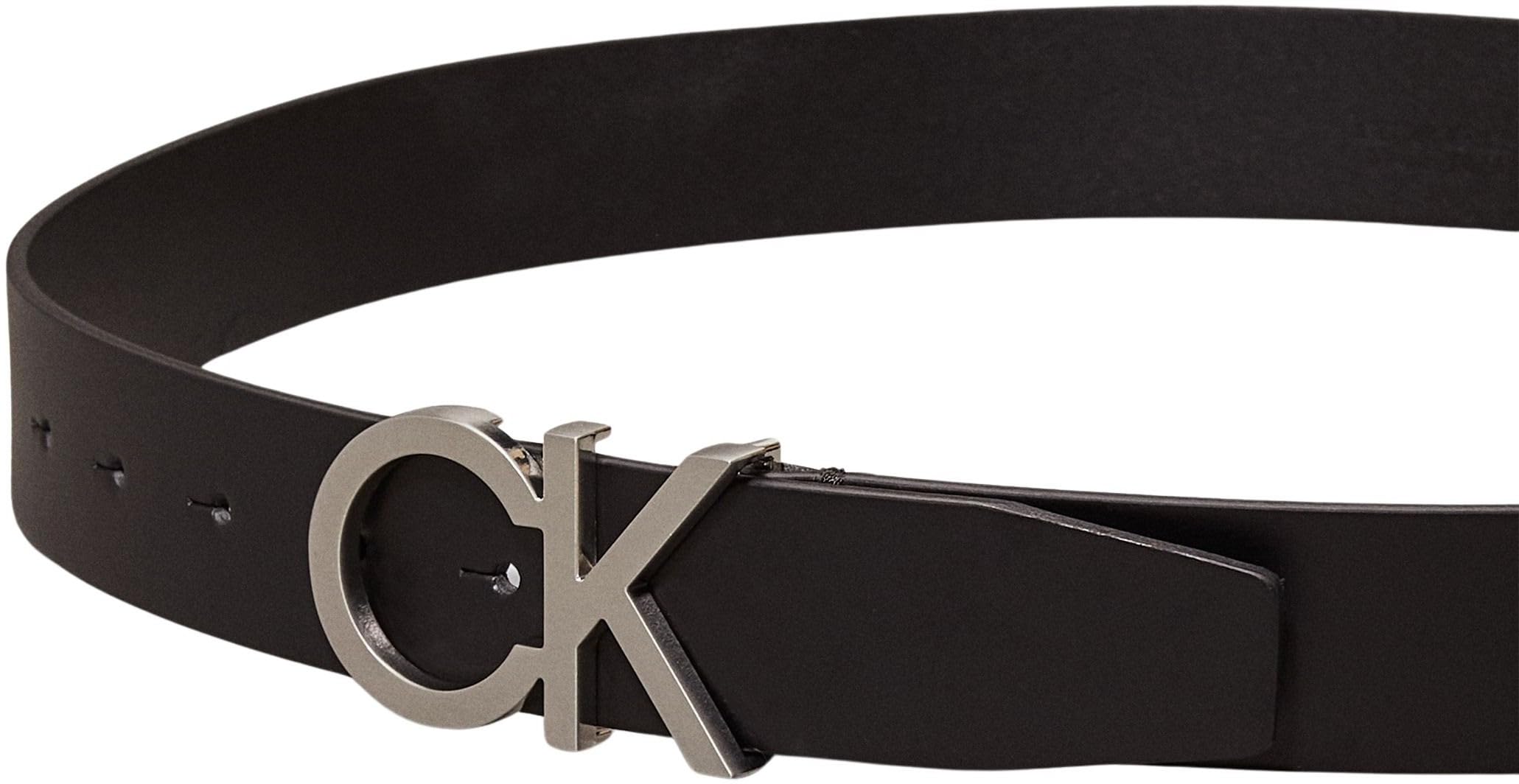 Calvin Klein Uomo Cintura Ck Buckle Belt 3.5 cm Cintura in Pelle