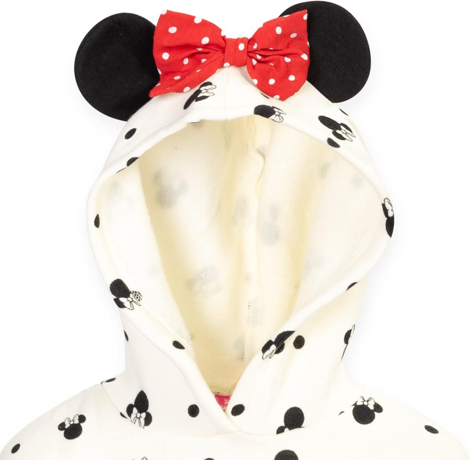 Disney Minnie Mouse Pullover Fleece Hoodie Graphic T-Shirt and Leggings 3 Piece Outfit Set Infant to Big Kid - Image 6