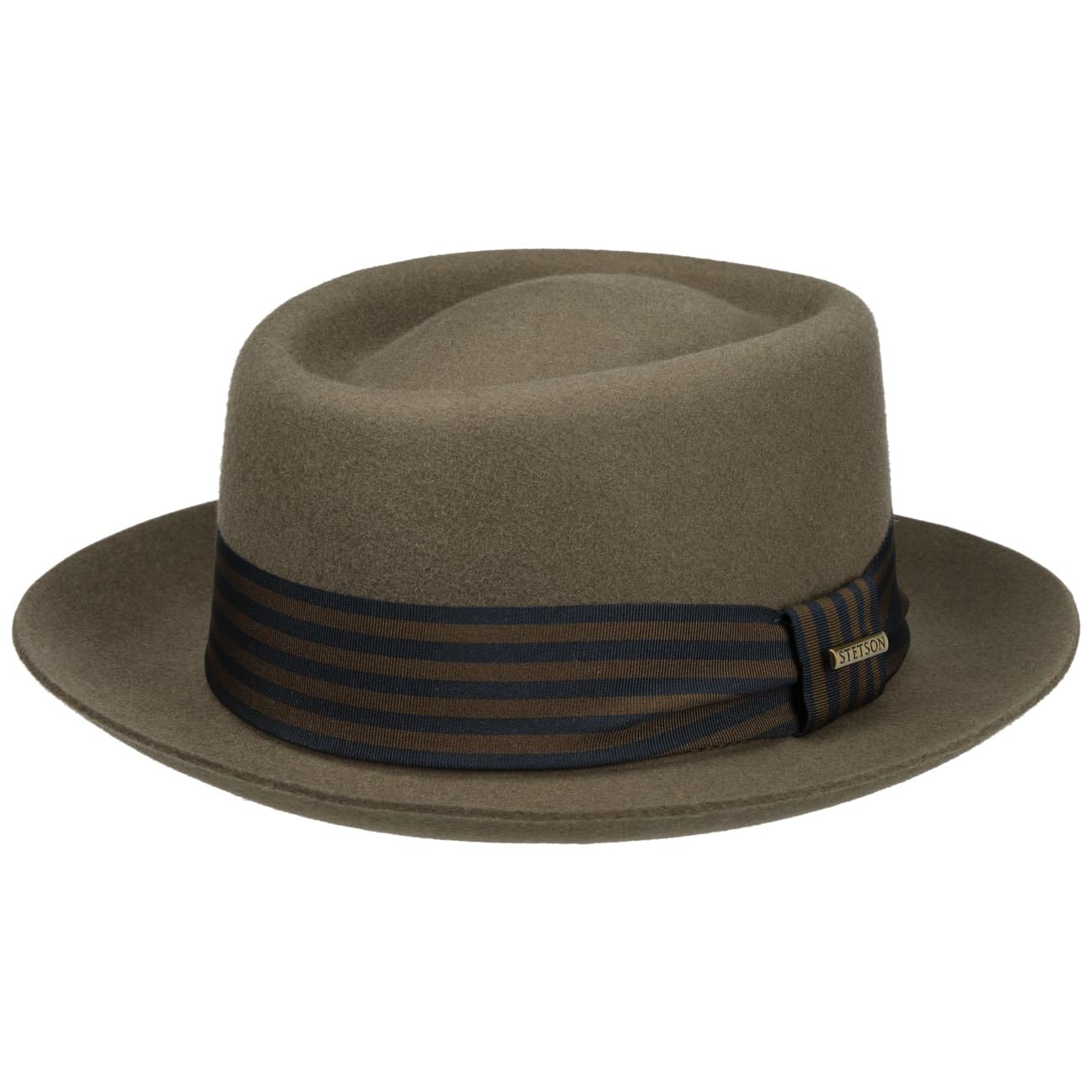 Stetson Pork Pie Wollhut Herren Winter Wasserabweisend Knautschbar Ripsband