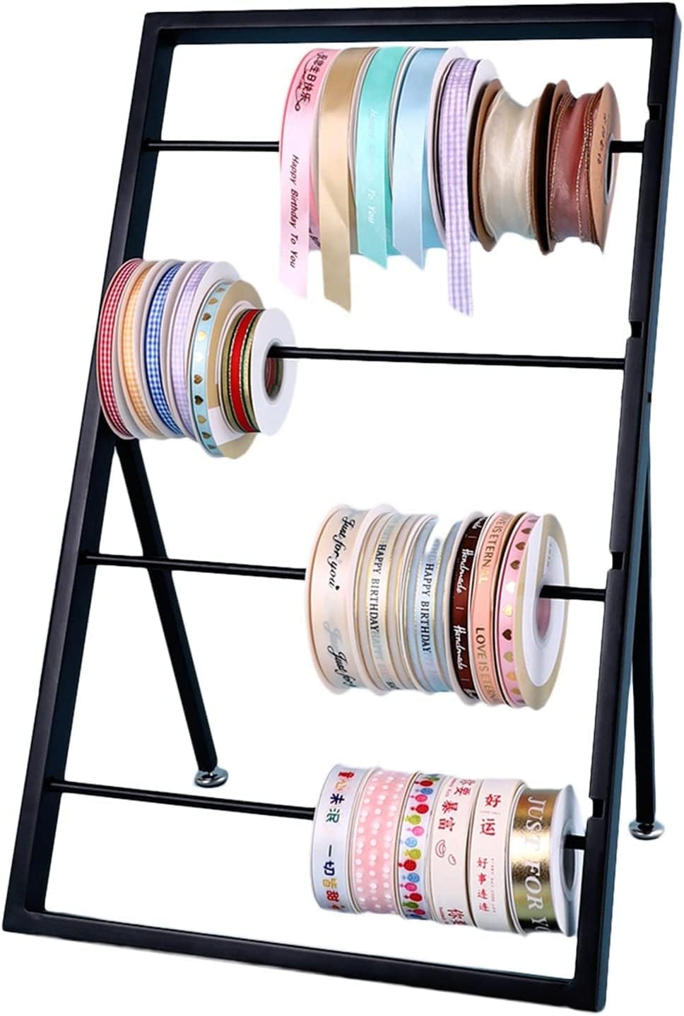 Ribbon Storage Display Rack Scarf Metal Ribbon Racks for