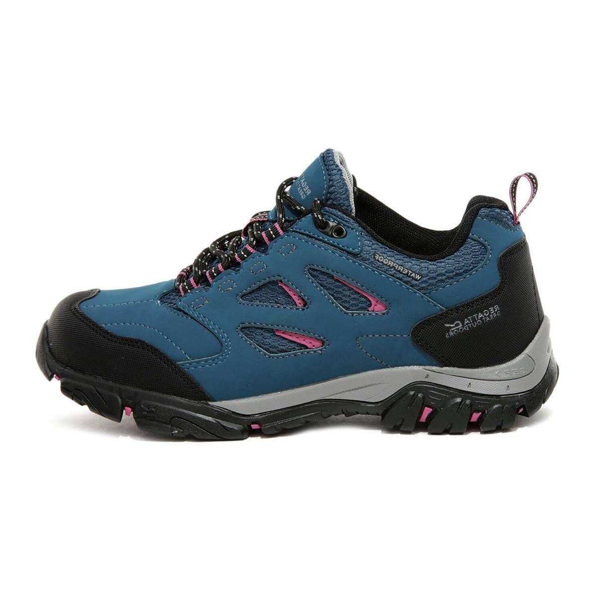 Regatta Womens/Ladies Holcombe IEP Low Hiking Boots (3 UK) (Moroccan Blue/Red Violet)