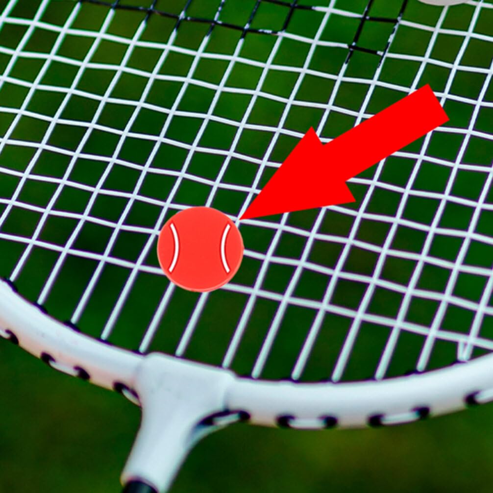 5-Pack Tennis Racket Dampeners - Silicone Shock Absorbers For Vibration Reduction