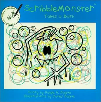 Paperback ScribbleMonster Takes a Bath Book