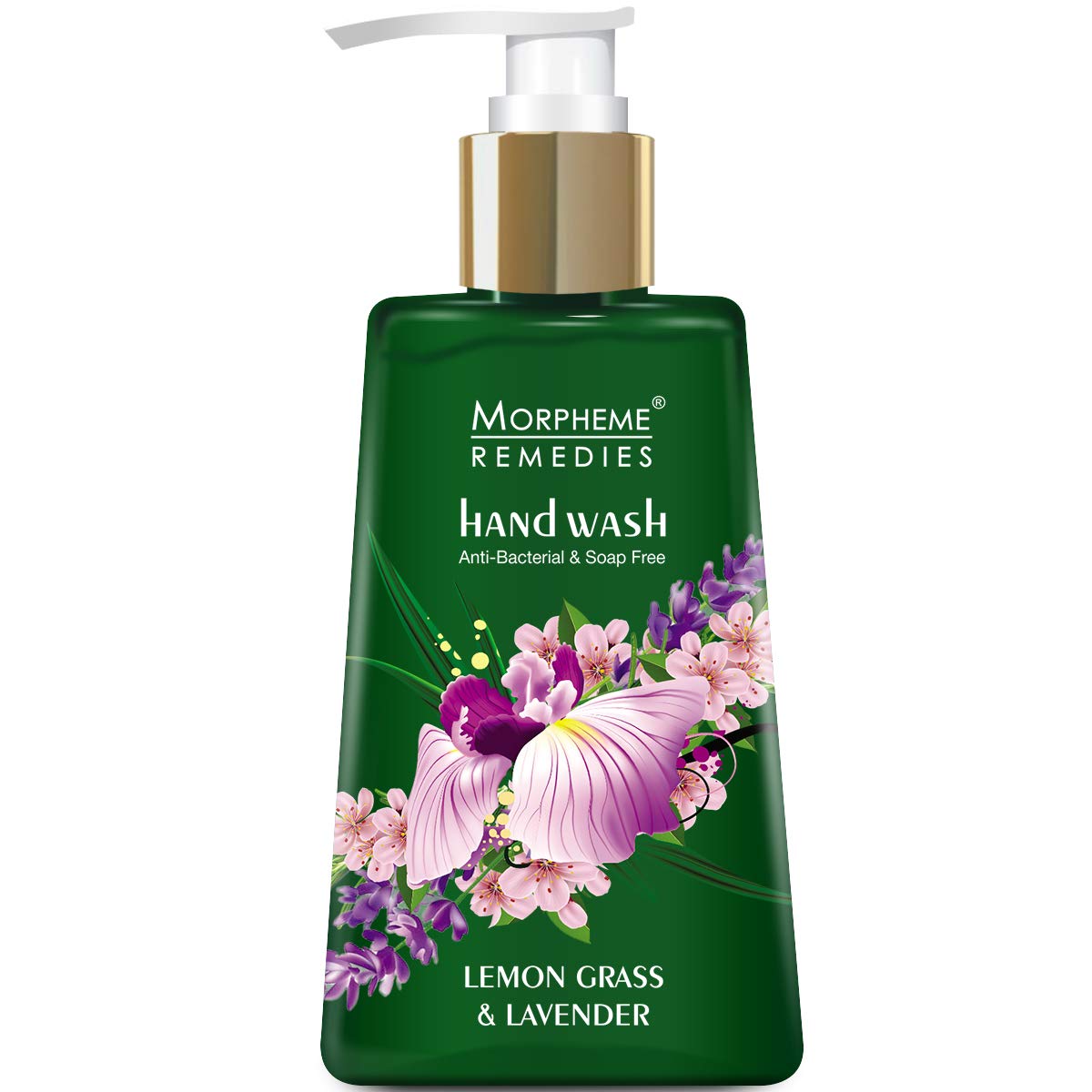 Morpheme RemediesHand Wash Lemongrass & Lavender, Anti Bacterial, 250ml - Soap Free Handwash