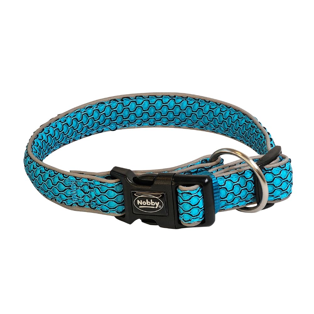 Nobby Mesh Air Collar Light Blue L-XL 32 mm 50-65 cm