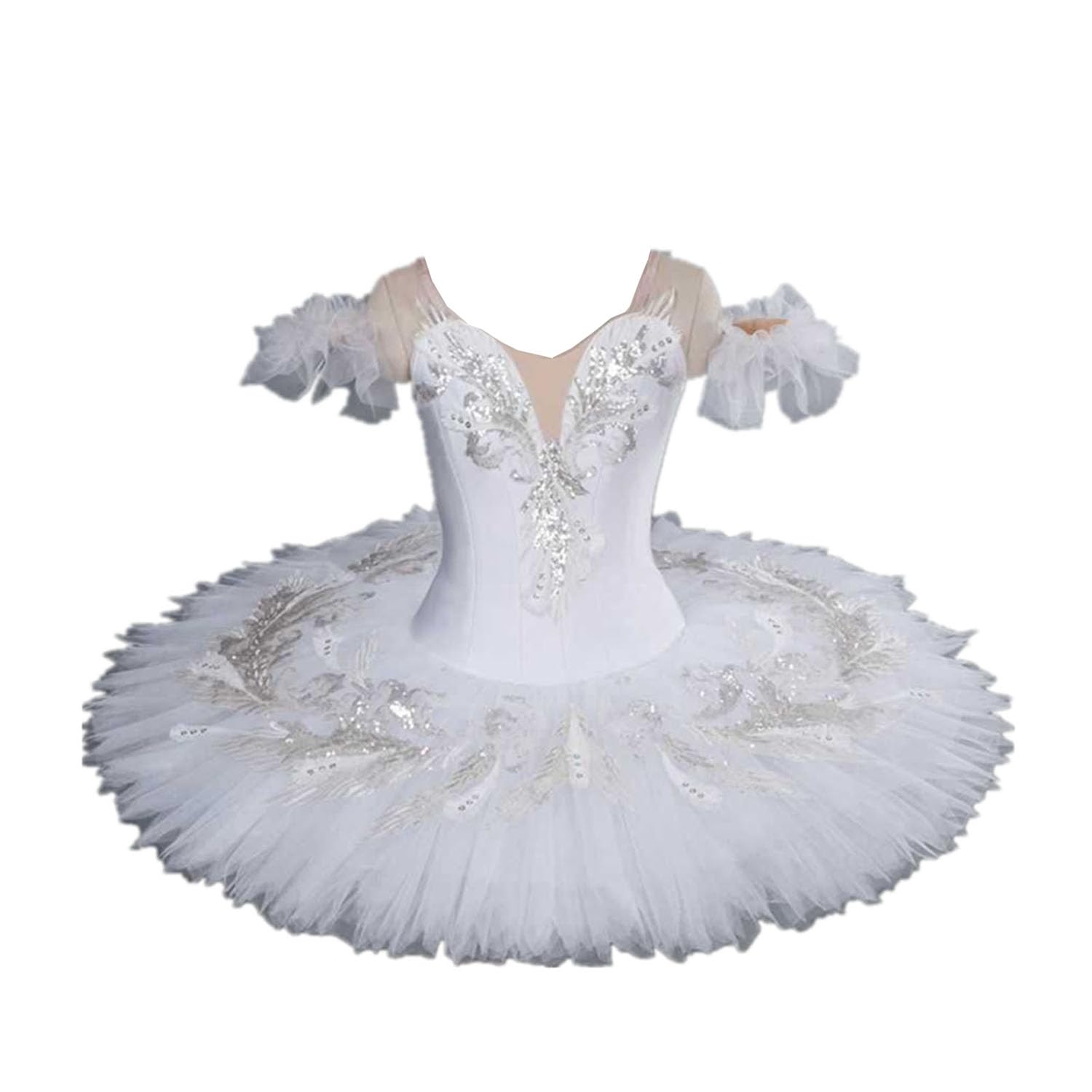 Robe Tutu de Danse de Ballet pour Filles Costume du lac des cygnes Compétition de Costumes de Danse
