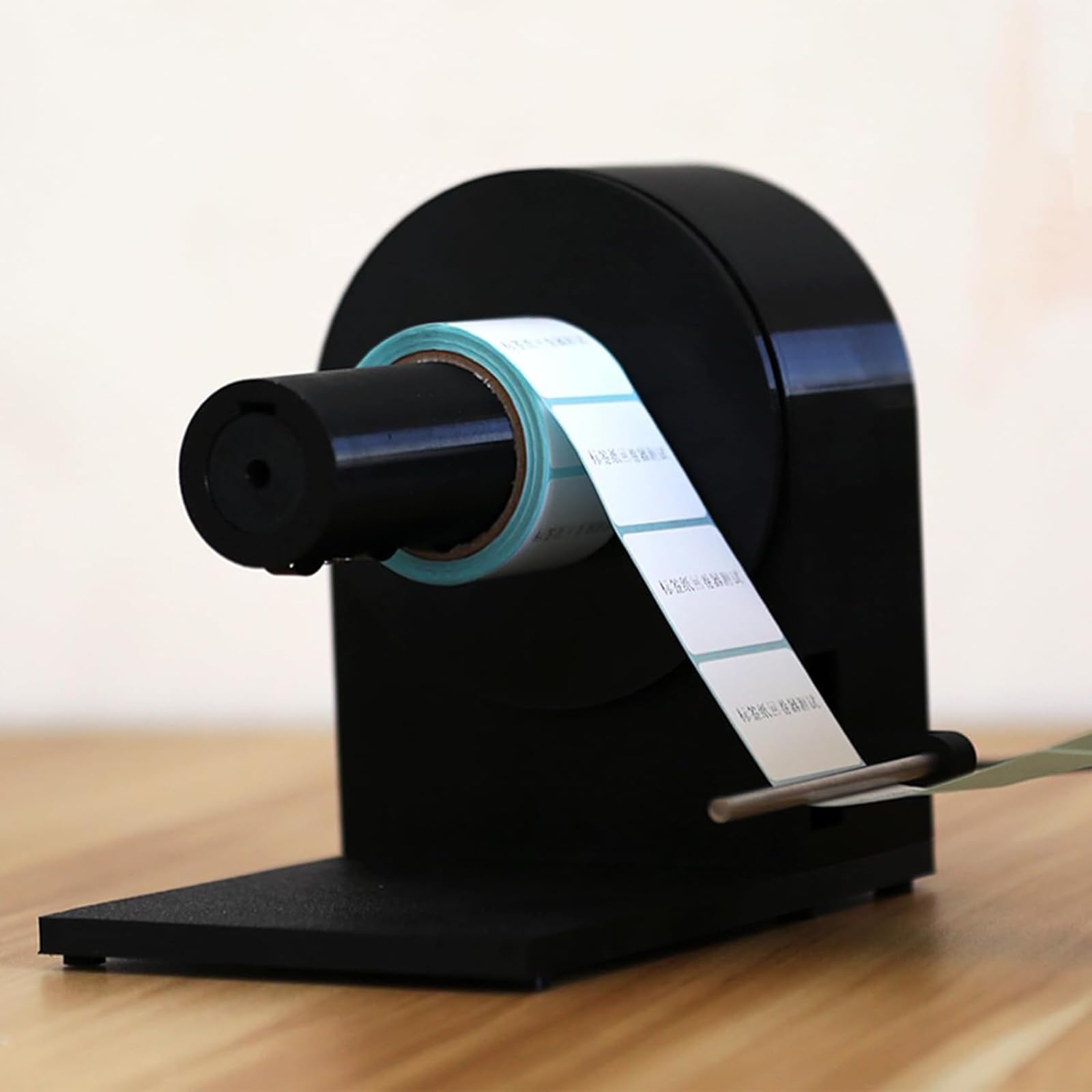 Rebobinadora automática de etiquetas, máquina eléctrica de rodillos de etiquetas con diámetro de rollo de 25 a 76 mm, ancho de rebobinado de 110 mm, velocidad ajustable, para logística e impresión