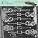 Cybrtrayd M066 Ballet Slipper Lolly Chocolate Candy Mold with Exclusive Cybrtrayd Copyrighted Chocolate Molding Instructions