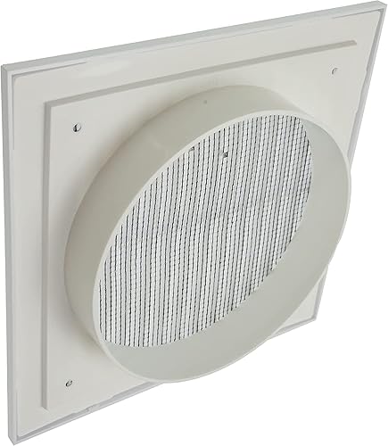 Miniatura 3 de Vent Systems Conducto de 6 pulgadas, 8 x 8 pulgadas, cubierta exterior de ventilación de aire de 2 pulgadas, tubo de ventilación de escape de baño,