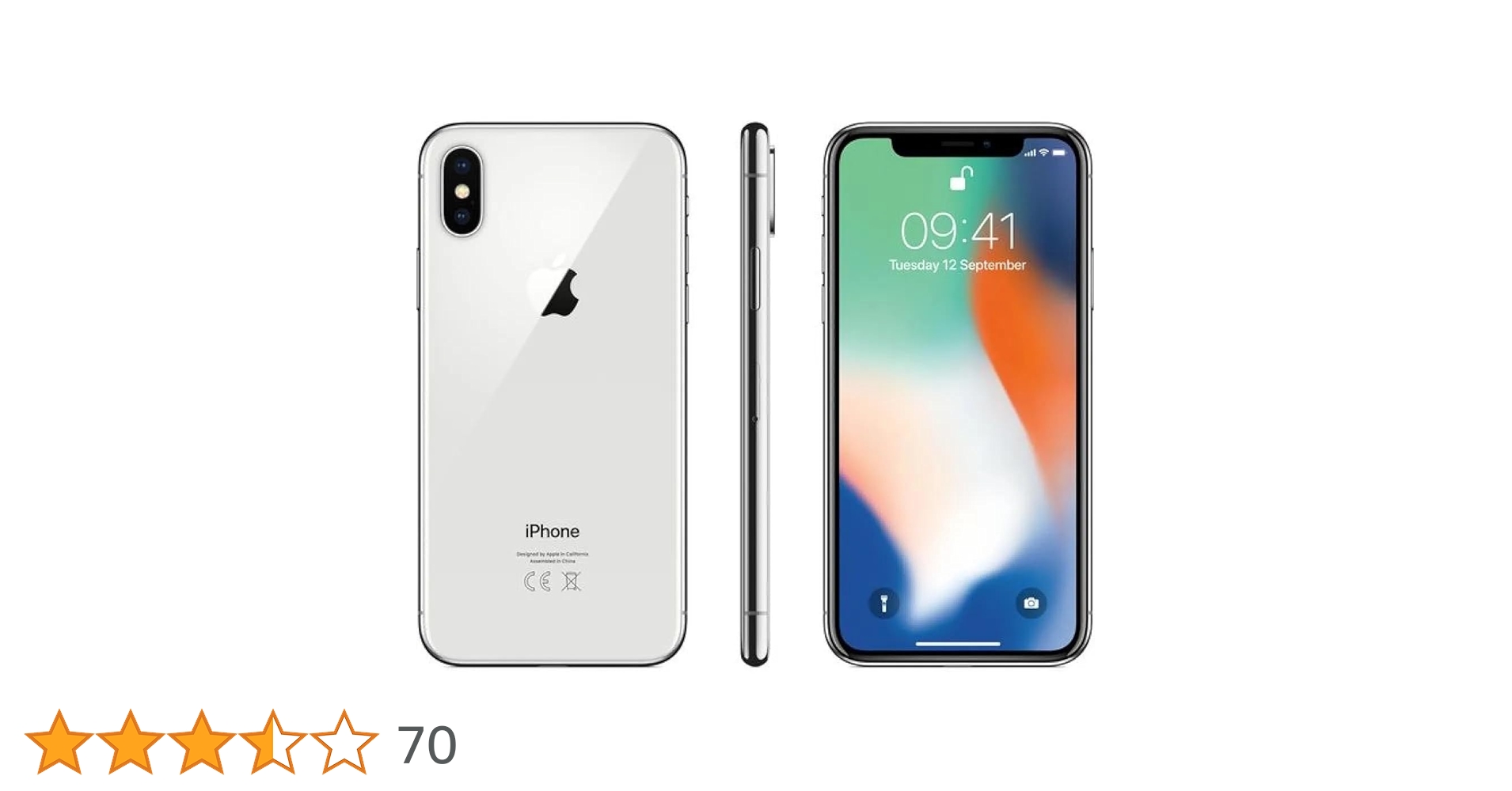 Apple iPhone X, 64GB Unlocked - Silver : Amazon.ca: Electronics