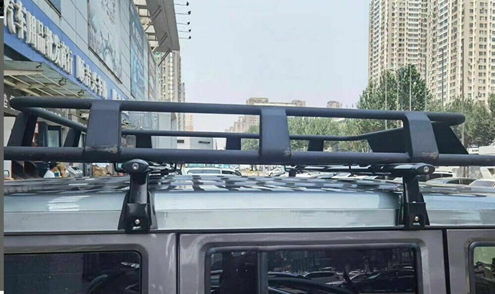 FTAPACCE 2PCS Aluminum Crossbar Cross Bars Fits for Suzuki Jimny 2018-2024 Luggage Carrier Cargo Bar