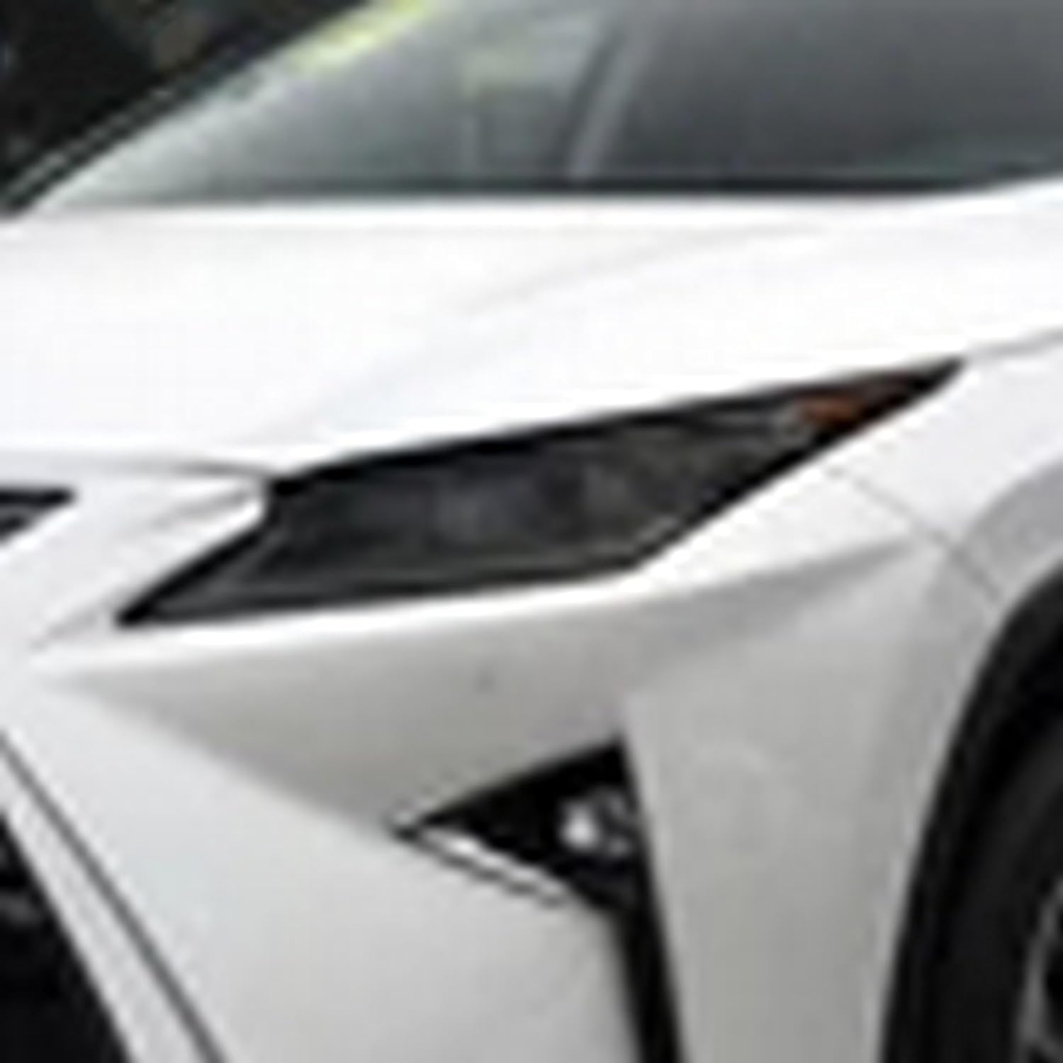 Samlng Blackened Car Front Light Film For Lexus Rx 2016-2019 Car Headlight Protective Film Clear Vinyl Tpu Sticker 2 Pieces Smoke Black Tint Wrap