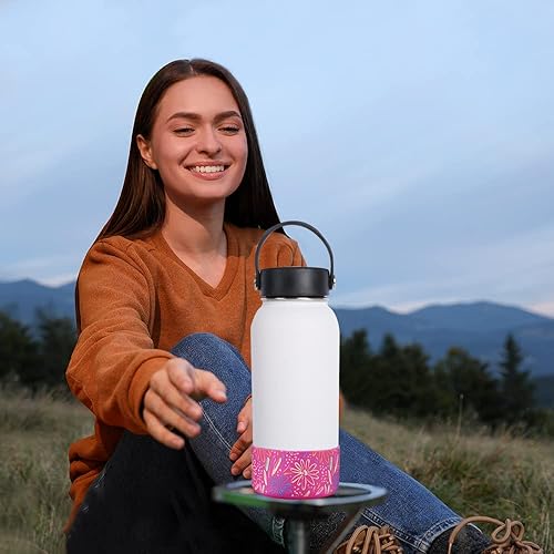 Miniatura 3 de WK IEASON Funda protectora de silicona para vaso Stanley de 20 a 40 onzas y compatible con botella de agua Hydro Flask de 12 onzas, 21 onzas, 24