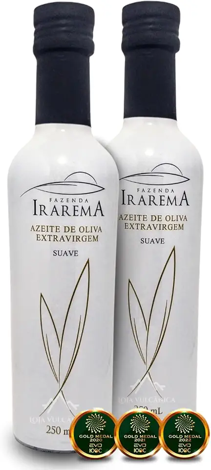 Kit 2x Azeite Irarema Brasileiro Premiado Suave 250 ml - Acidez 0,2%