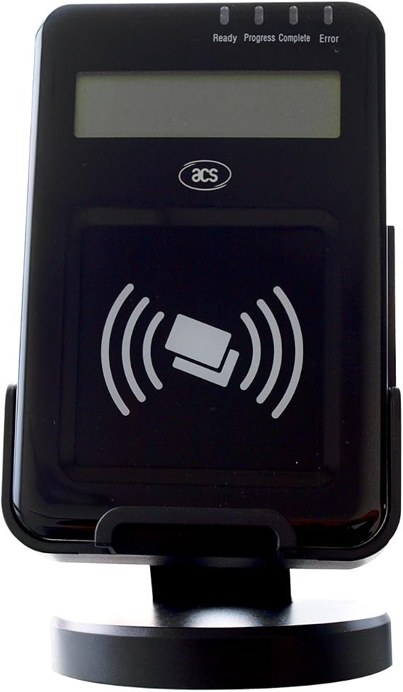 ACR1222L NFC Visual Vantage Reader with NFC Touchless Technology PC-Linked and ISO/IEC 18092 Card Supports ISO14443