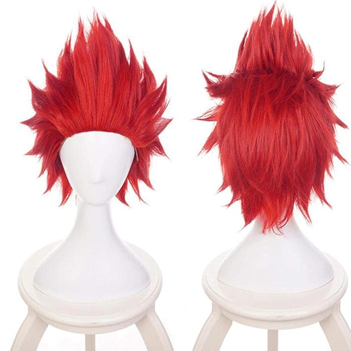Buy Kirishima Eijiro Cosplay Wig for My Hero Academia Anime Short Red