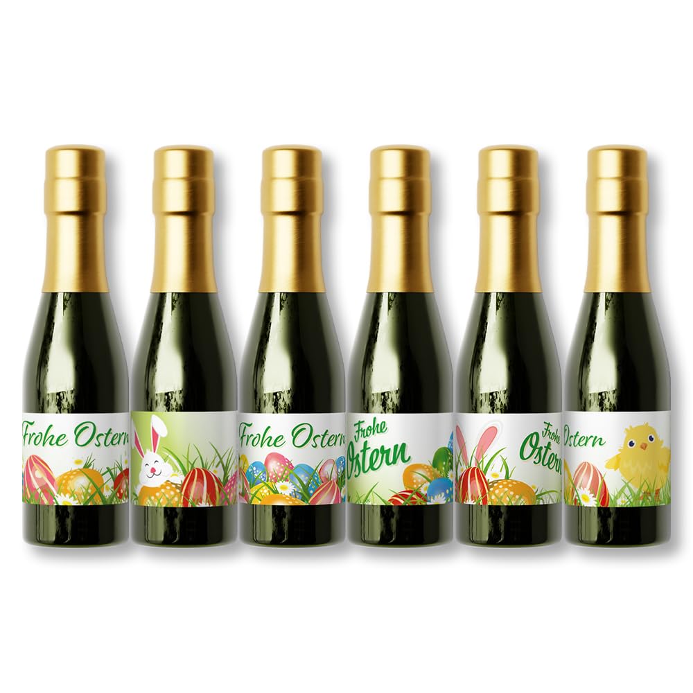6 x Secco Perlwein 0,2 Liter "Ostern" 10,5% Vol.