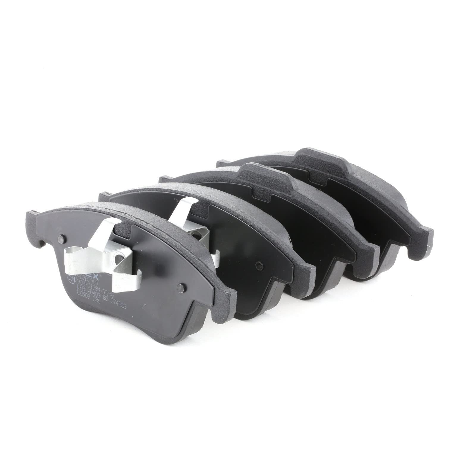 RIDEX 3405B1461 Juego para eje Kit de discos de freno y pastillas Delantero con clip de émbolo Compatible con RENAULT Megane 3 Grandtour KZ0/1