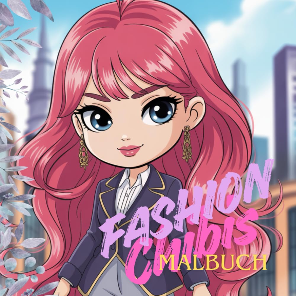 Fashion Chibis: Stylische Chibi Frauen zum Ausmalen | 70 süße Motive für Modefans, Manga- & Kawaii-Liebhaber