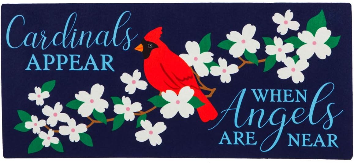 Evergreen Sassafras Fall Christmas Holiday Doormat Insert Bundle & Tray Set of 5, Interchangeable Entrance Door mats Indoor and Outdoor Welcome Mat 30 x 18 Tray Non Slip Backing Low Profile