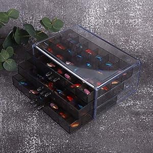 Sieraden Organizer Box, Drie Lagen Nail Art Opbergdoos, Sieraden Opbergen Thuis Nail Art Accessoire Organizer Opslaan…