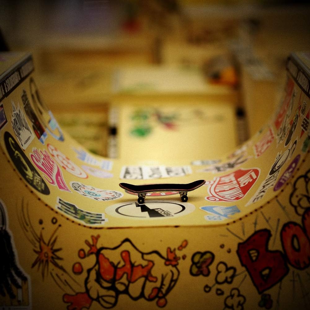 10.0 Fingerboards Complete(5 Layer Canadian Maple Deck) Finger Skateboards (+34mm Truck+Globular Wheels)