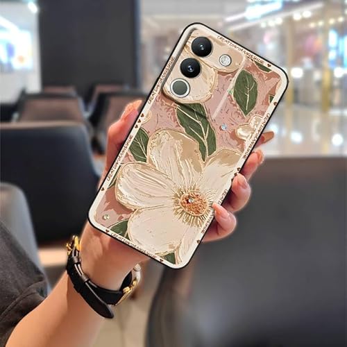 Phone Case Compatible with VIVO Y200 5G/V29E Global, Waterproof Full wrap Silicone Dirt-resistant Back Cover TPU Cartoon Phone P