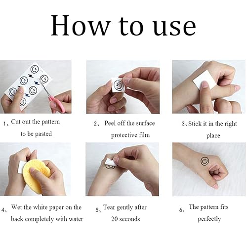 Miniatura 7 de Adhesivo de tatuaje temporal para fiesta del 4 de julio, Día de la Independencia, decoración para adultos y niños, tatuajes temporales,