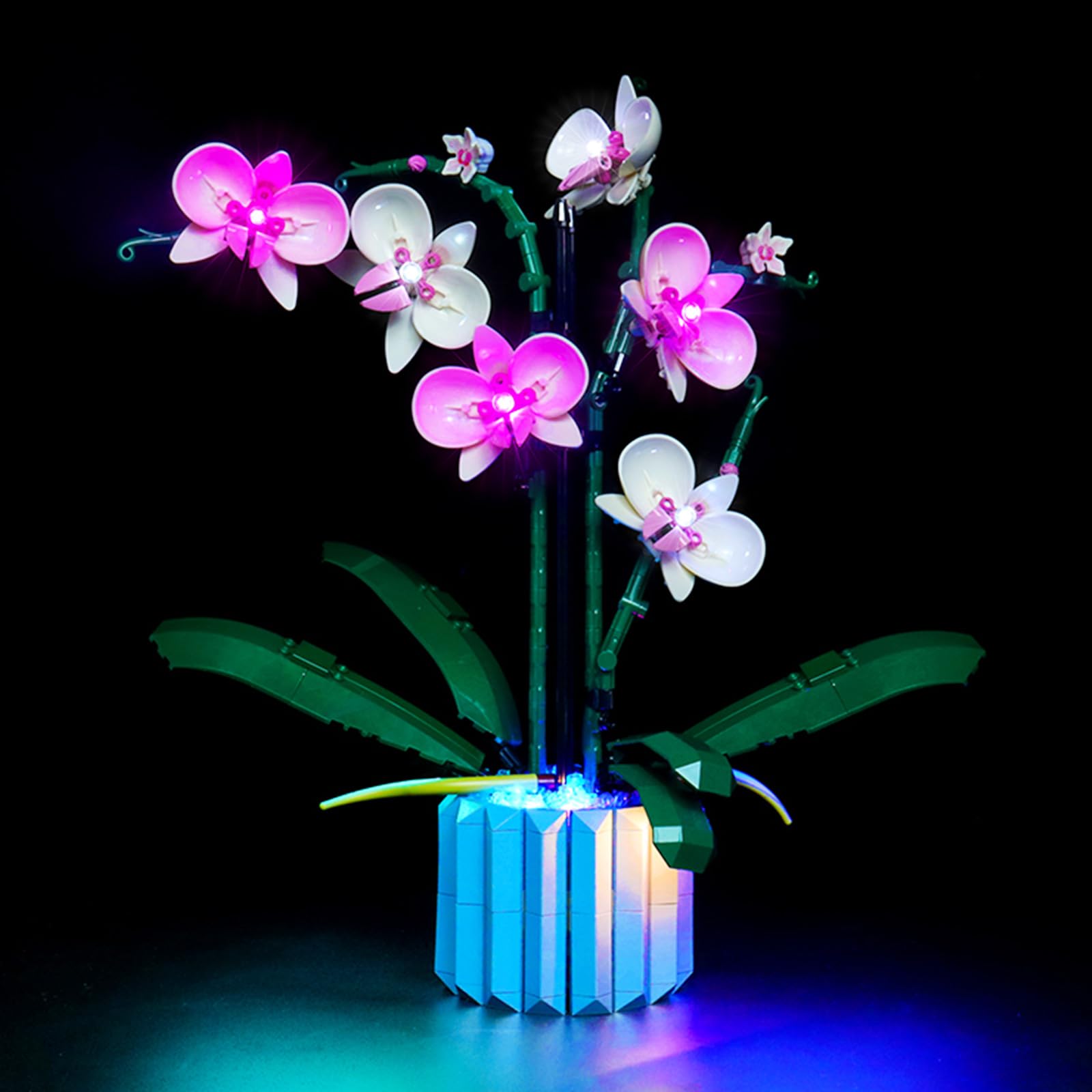 BrickBling Set di luci a LED per Lego 10311 Icons Orchidee (nessun modello Lego incluso, Fiore Adulto Botanical Collection Home Decor-versione classica