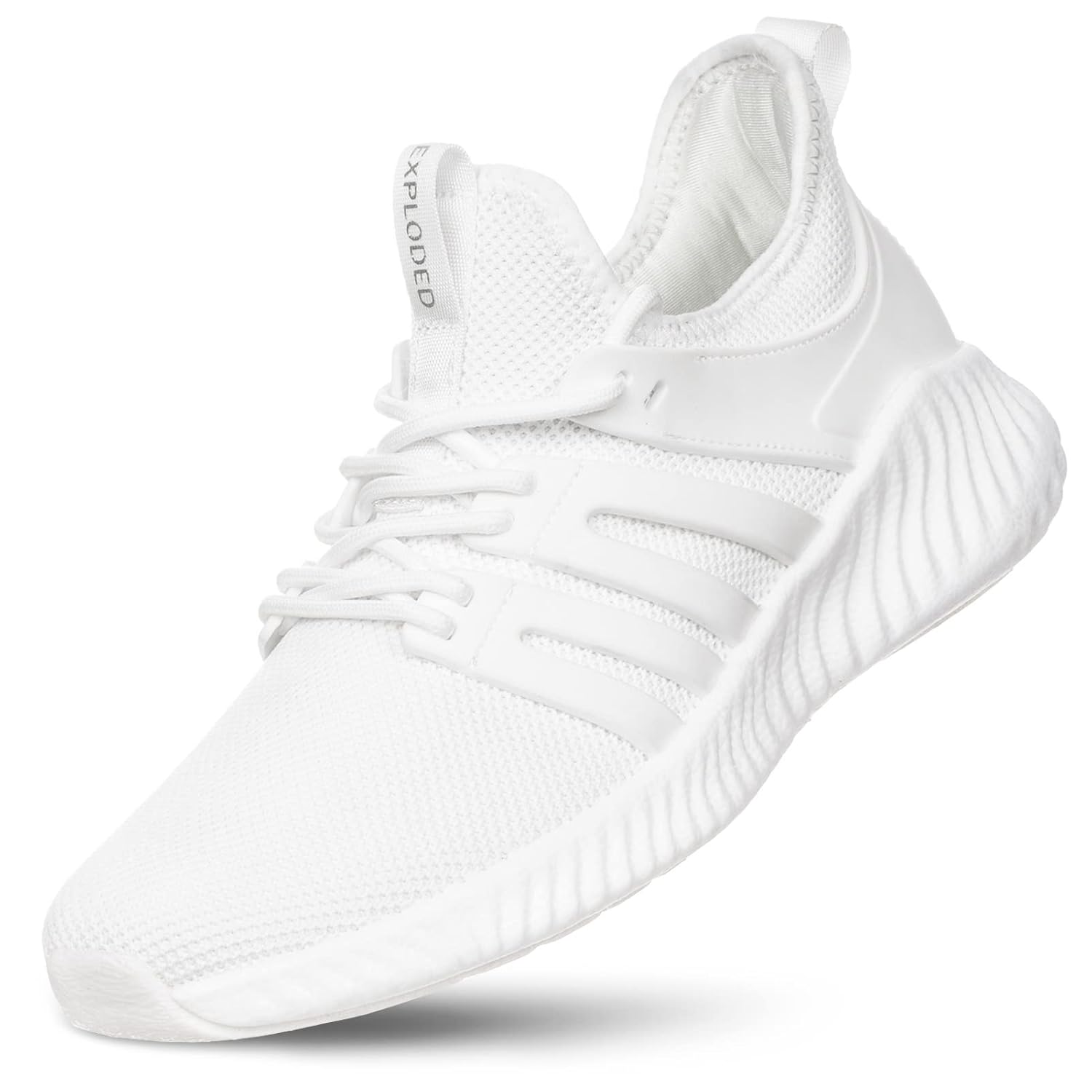 Mens Sneakers Walking Shoes - Memory Foam Athletic Tennis Running Workout Gym Ultra Lightweight Breathable Jogging Sports Shoes