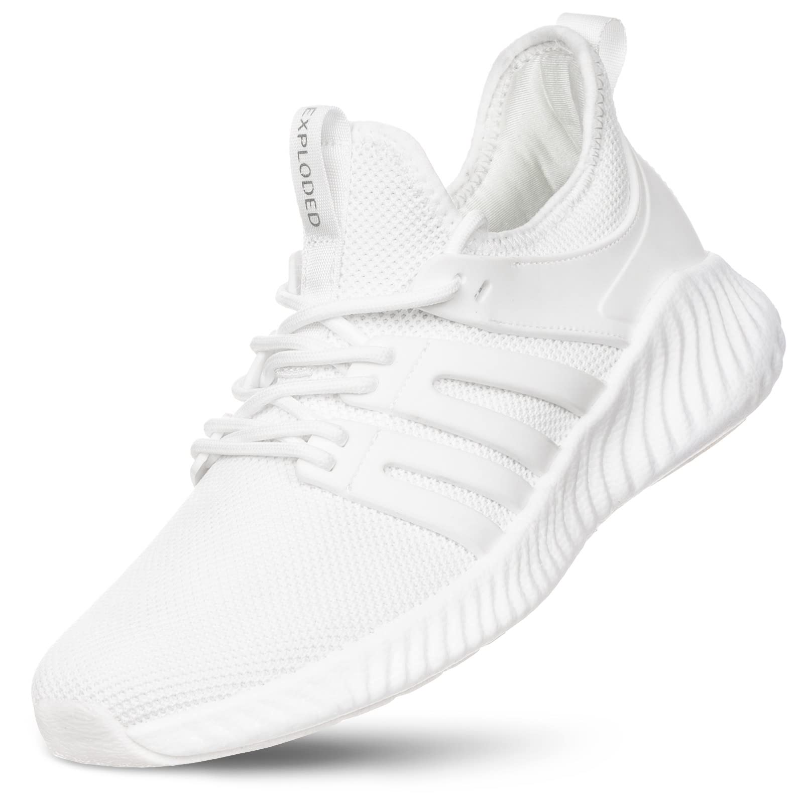 Mens Sneakers Walking Shoes - Memory Foam Athletic Tennis Running Workout Gym Ultra Lightweight Breathable Jogging Sports Shoes